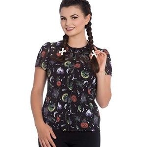 Hell Bunny Salem Blouse